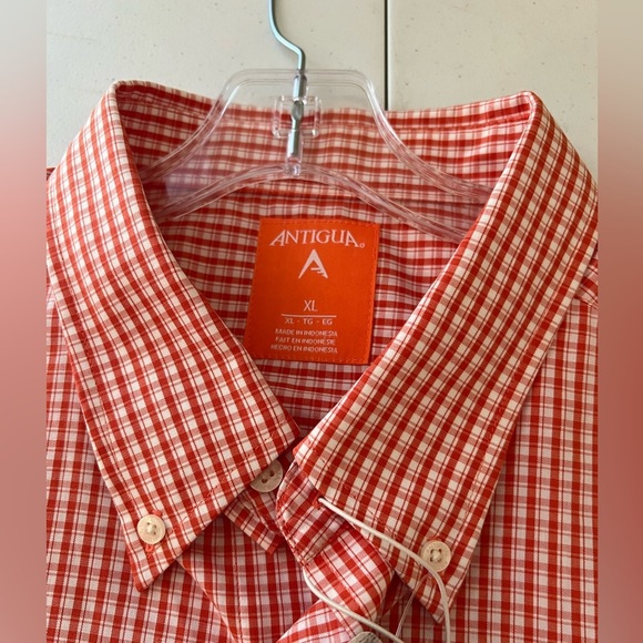 ANTIGUA MIAMI HURRICANES ORANGE PORTER WOVEN LONG SLEEVE BUTTON DOWN SHIRT
SZ XL - Picture 2 of 15